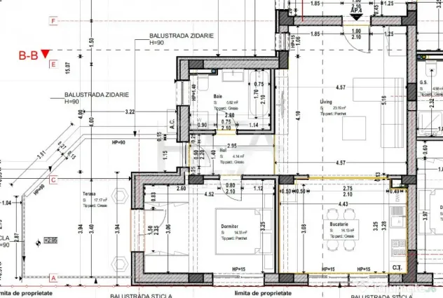 Apartament 2 camere bloc tip Boutique la 5 minute de Uniri