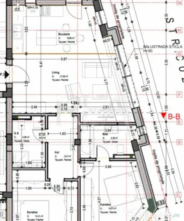 Apartament 2 camere bloc tip Boutique la 5 minute de Uniri