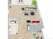Apartament 2 camere bloc tip Boutique la 5 minute de Uniri 