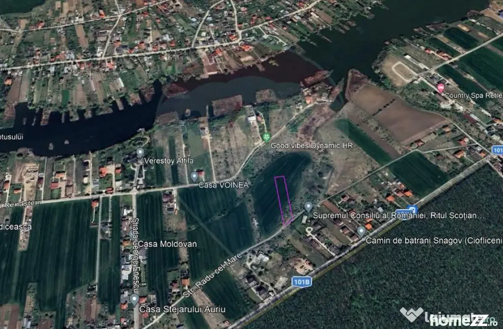 Teren 3000 mp în Snagov – zonă in dezvoltare, aproape...