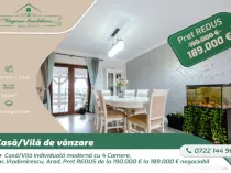 Casă/Vilă individuală modernă cu 4 Camere, Loc.Vladimire