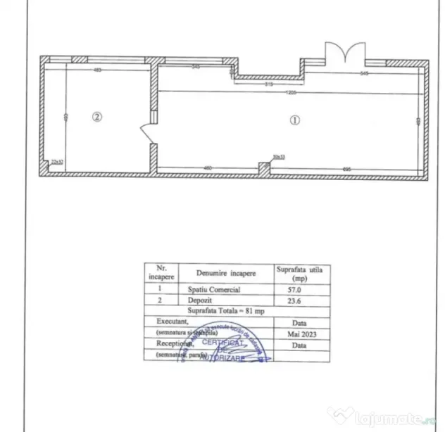 Spatiu Comercial 81MP - 9ML Vitrina | Produce Venituri | Pip