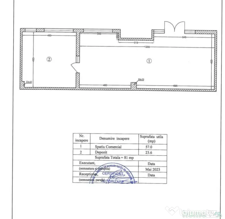 Spatiu Comercial 81MP - 9ML Vitrina | Produce Venituri | Pip