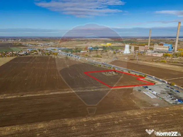 Teren intravilan 13.482 mp pe Centura Nord Arad, front 188 m