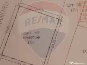 Teren 465mp Tunari / Strada 1 Decembrie 