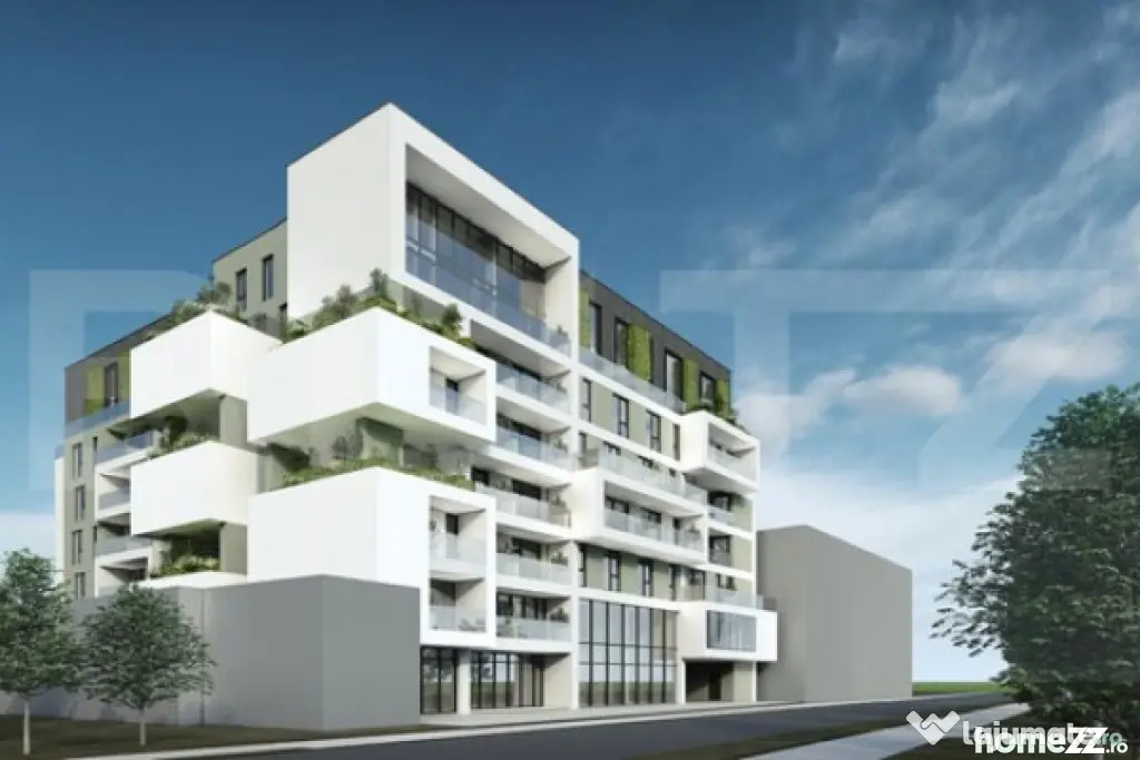 Apartament 2 camere, 52 mp, Terasa 21 mp, Imobil Nou, Semice - Cluj-Napoca (Cluj)