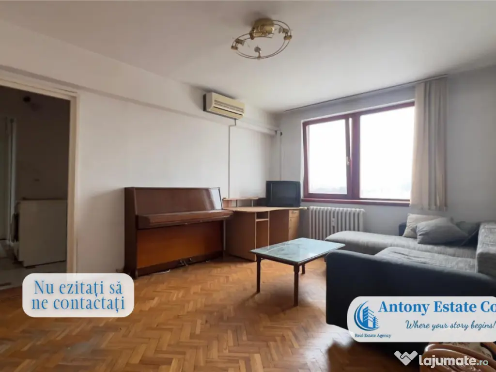 Apartament de , tip A, 3 camere semidecomandat, Central-Orad