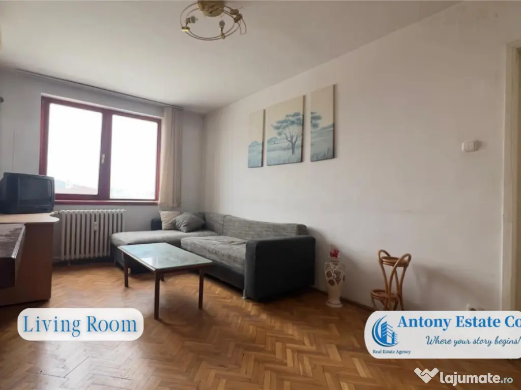 Apartament de , tip A, 3 camere semidecomandat, Central-Orad