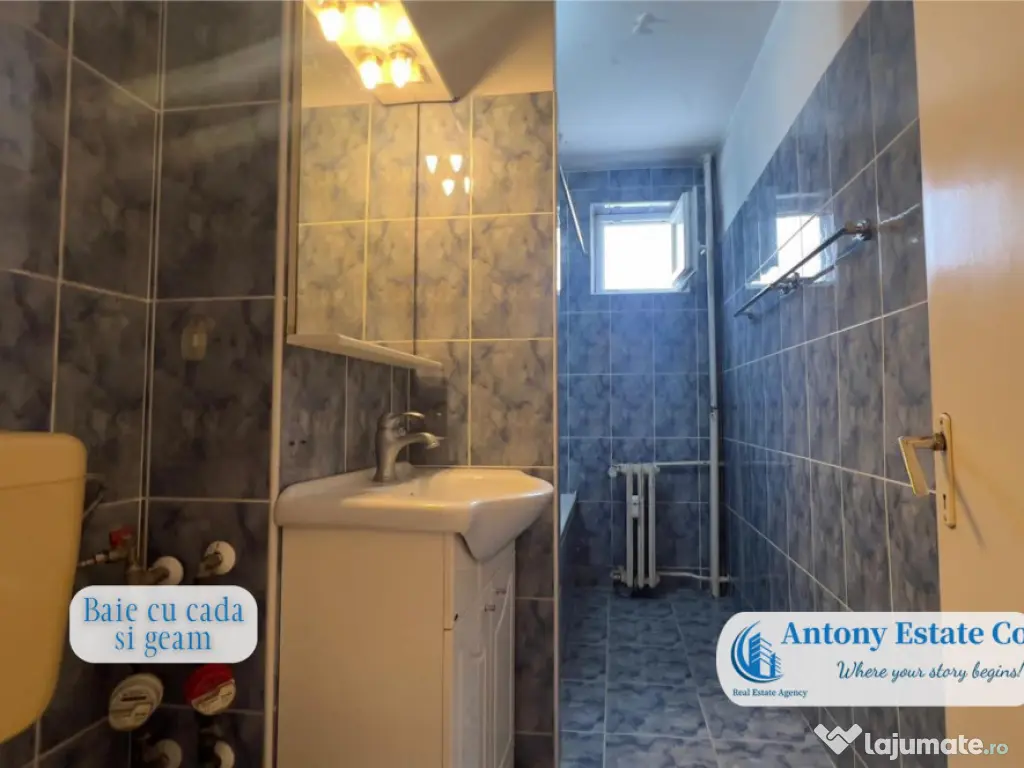 Apartament de , tip A, 3 camere semidecomandat, Central-Orad