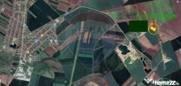 Teren agricol 14,200mp zona fermei din Zimandu Nou