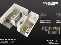 2cam. total dec. 3min metrou Berceni