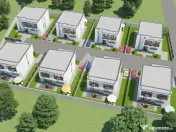 Ansamblu 8 case la structura, 3298mp teren, autorizatie vala 