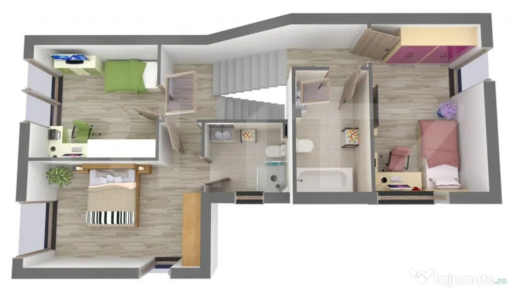 Casa pe calcan cu priveliste superba si compartimentare deos