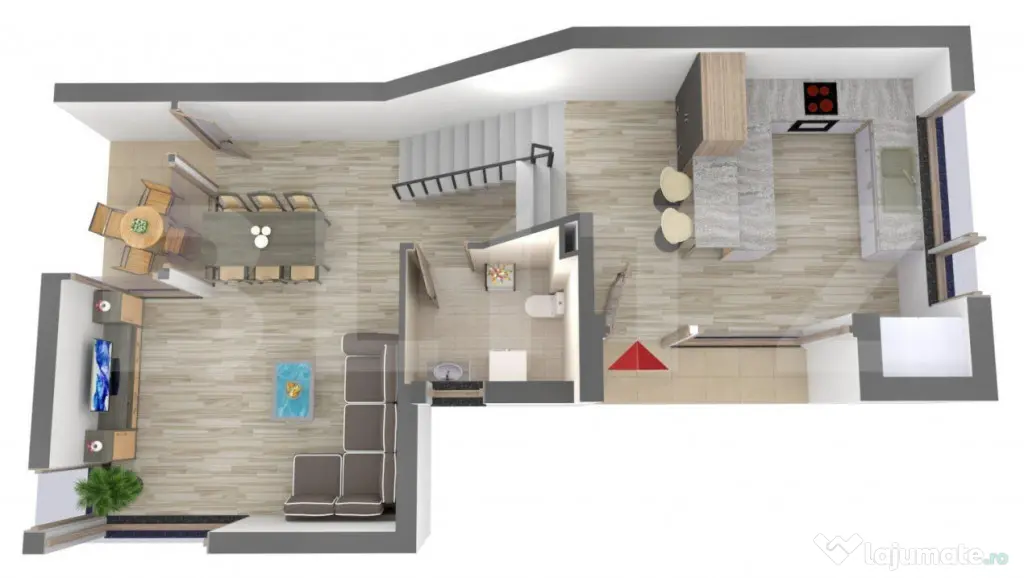 Casa pe calcan cu priveliste superba si compartimentare deos