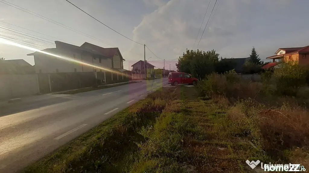 Teren bun pentru 2 sau 3 case aproape de Bucuresti.
