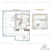 2 camere cu Terasa de 100 mp , Duplex Exclusivist - Lux la 