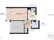 Apartament cu 2 camere de vânzare în zona Eroii Revolutiei 