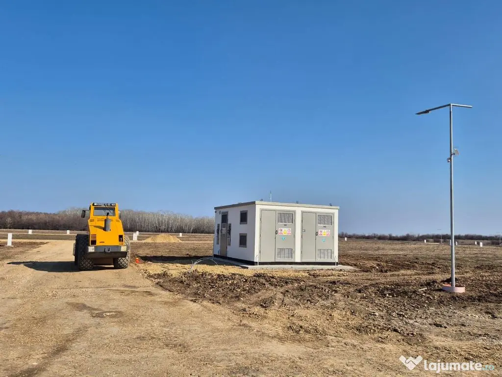 Loturi de teren 638 mp - curent tras la teren - Crevedia