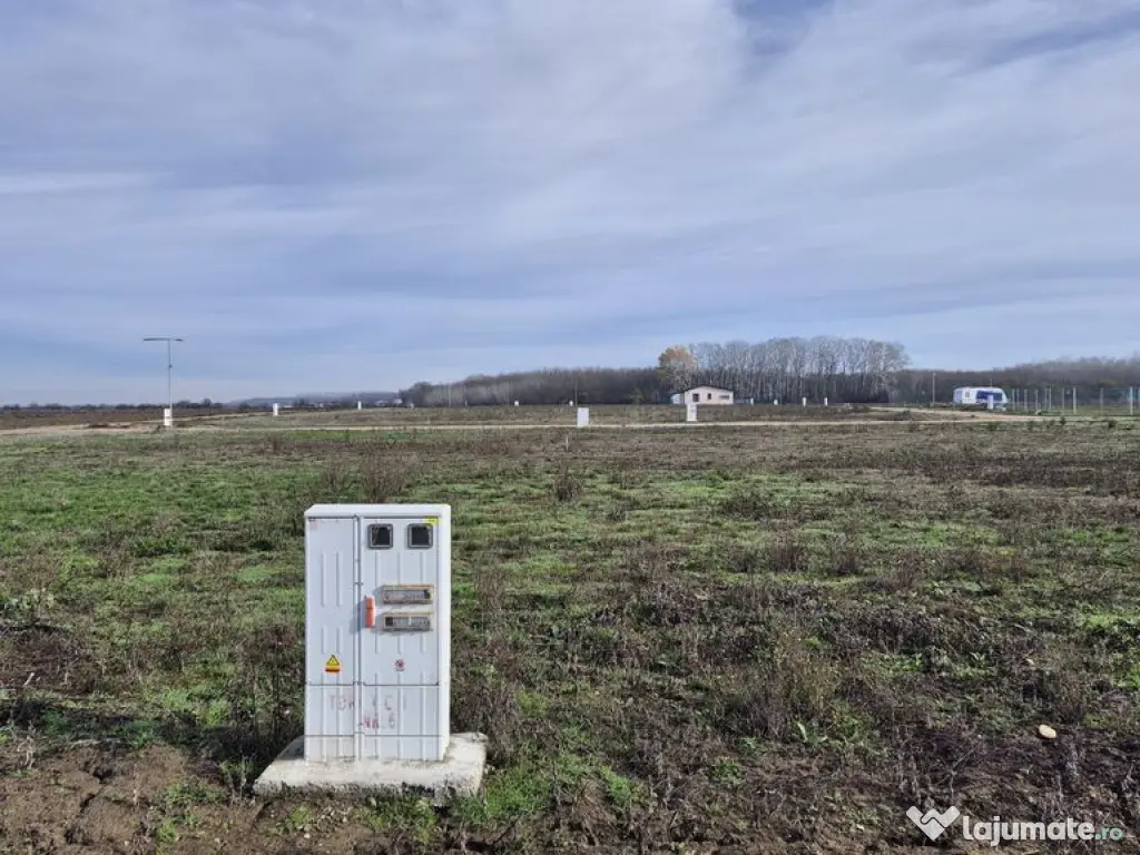 Loturi de teren 638 mp - curent tras la teren - Crevedia