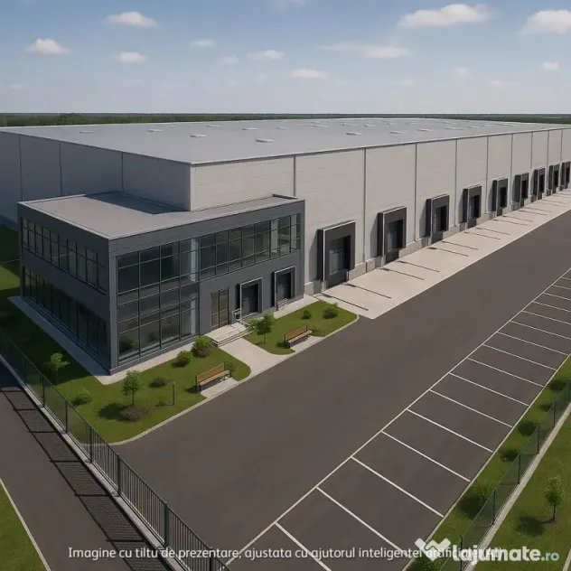 Spatii industriale si birouri 8600 mp in Popesti-Leordeni