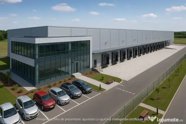 Spatii industriale si birouri 8600 mp in Popesti-Leordeni