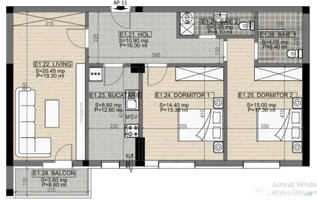 3cam.dec-bd.Brancoveanu-mall Grand Arena-Berceni-A.Persu