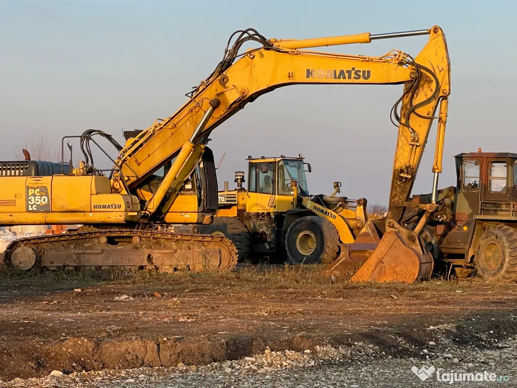 Excavator Komatsu PC 290 LC8 si 350 LC8 HRD Demolition.