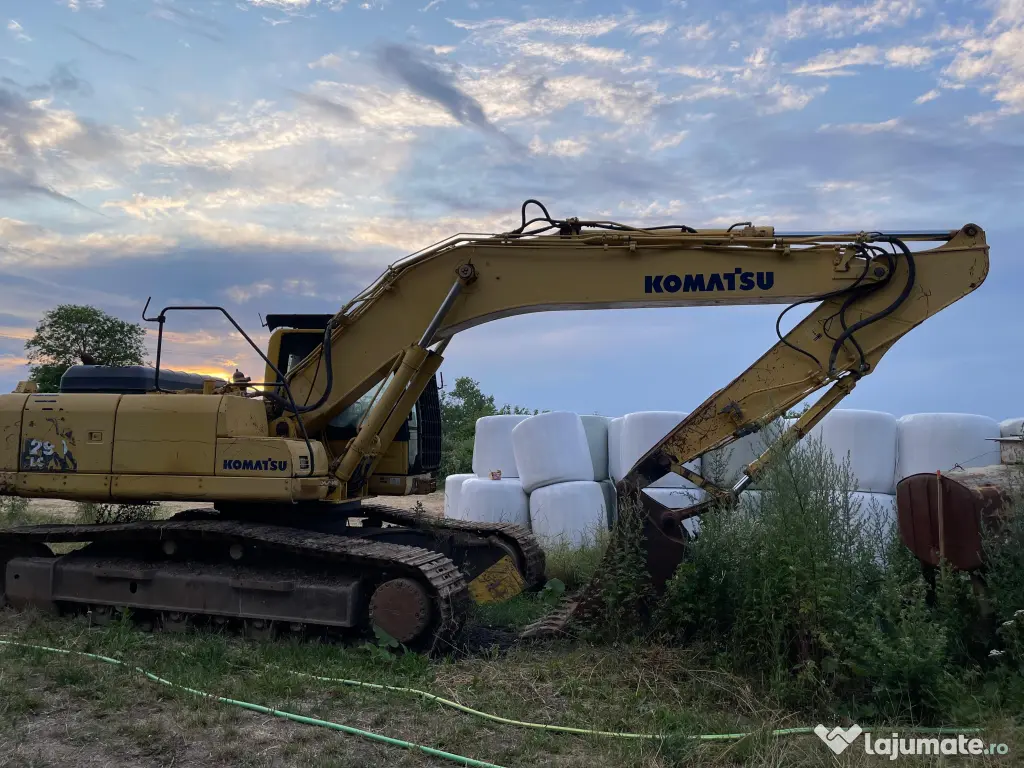 Excavator Komatsu PC 290 LC8 si 350 LC8 HRD Demolition.