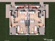 Teren 1600 mp cu proiect & autorizație, Chalet Duplex R?... 