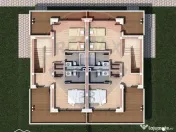 Teren 1600 mp cu proiect & autorizație, Chalet Duplex R?... 