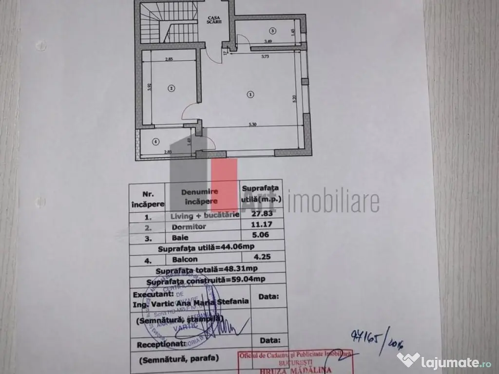 Ap 2 cam Jiului mobilat-utilat