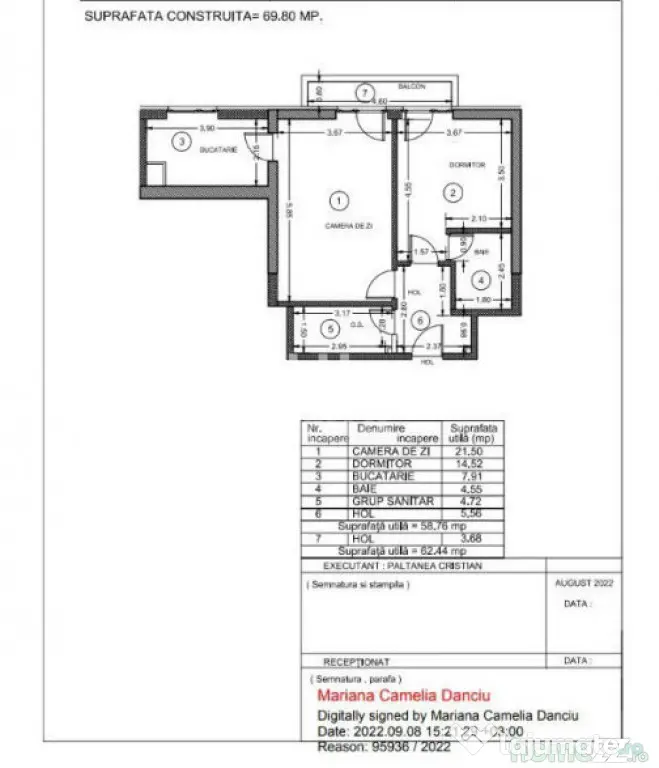 Apartament 2 camere 59MP | Baneasa | Mobilat si utilat | Blo - Bucuresti (Bucuresti-Ilfov)