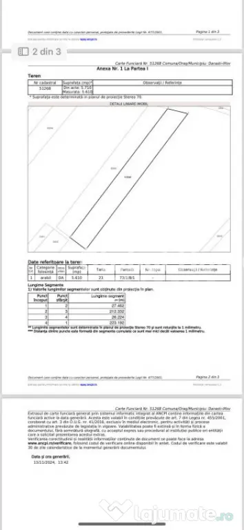 Teren intravilan 5610MP | Darasti-Ilfov | Oportunitate inves