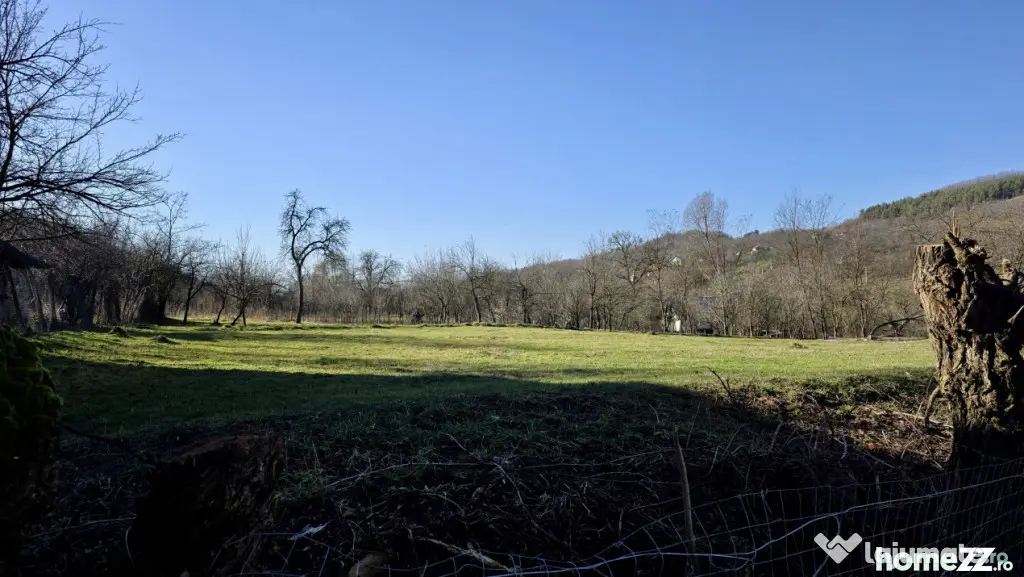 Teren 4.549 mp intravilan, cu posibilitate de parcelare. - Gura Vitioarei (Prahova)