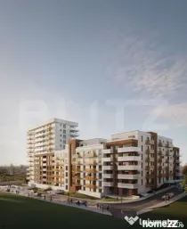 Apartament 2 Camere, 54 mp, 2 Balcoane, Imobil nZEB, Dambu R