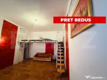 Garsonieră spațioasă, tip duplex, în centrul istoric al