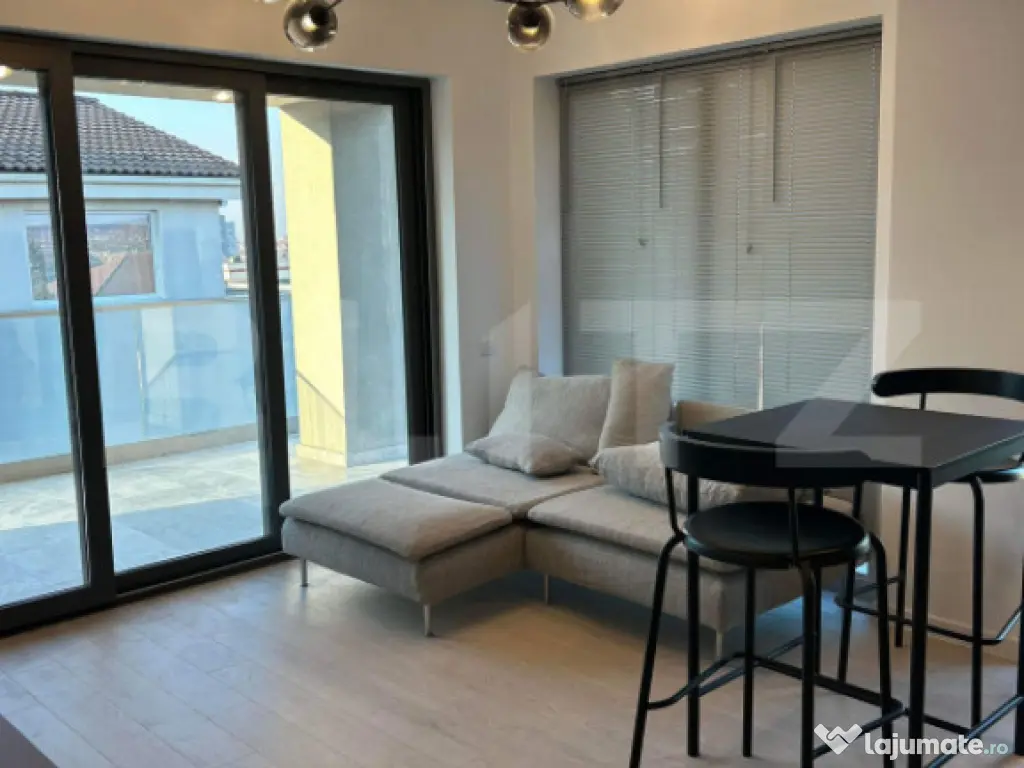 Studio 37 mp +22 mp terasa, bloc nou, Brazda lui Novac