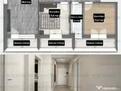 Apartament 3 camere, decomandat - zona Tractorul 