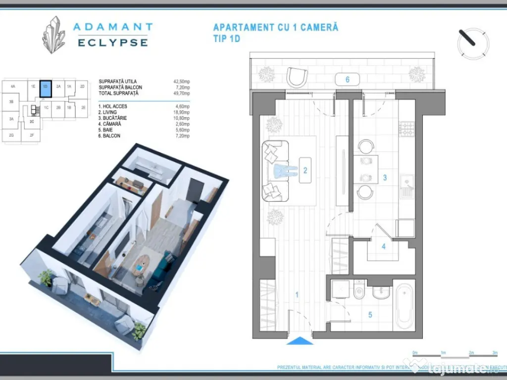 ADAMANT ECLYPSE | 1 camera | 49,7mp | decomandat | Nicolina – Iasi