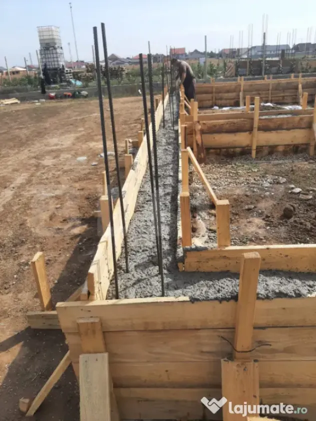 Teren de vanzare in Santandrei cu fundatie turnata si autori