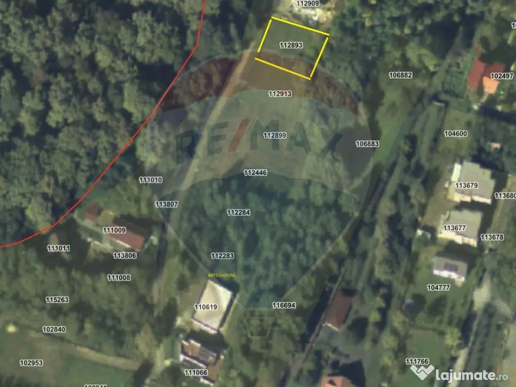 Teren de constructii Cisnadioara, zona Apfelhouse