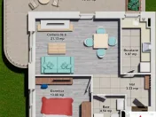 Apartament 1 dormitor Cosmopolis Evolia 