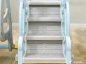 Ansamblu de joaca Kinderplay Astronaut, 5 in 1, tobogan, leagan, Blue 