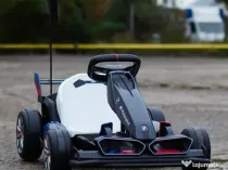 Kart electric cu functie Drift, BMW Motosport 2x 250W, 24V sasiu ajustabil Grey
