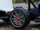 Kart electric cu functie Drift, BMW Motosport 2x 250W, 24V sasiu ajustabil Grey