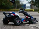 Kart electric cu functie Drift, BMW Motosport 2x 250W, 24V sasiu ajustabil Grey