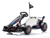 Kart electric cu functie Drift, BMW Motosport 2x 250W, 24V sasiu ajustabil Grey 
