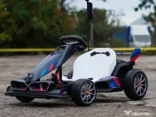 Kart electric cu functie Drift, BMW Motosport 2x 250W, 24V sasiu ajustabil Grey 
