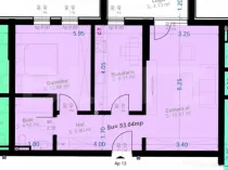 Apartament 2 Camere, 53mp | Zona Aradului | Etaj 1