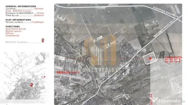 Teren intravilan cu proiect si autorizatie de construire Bra
